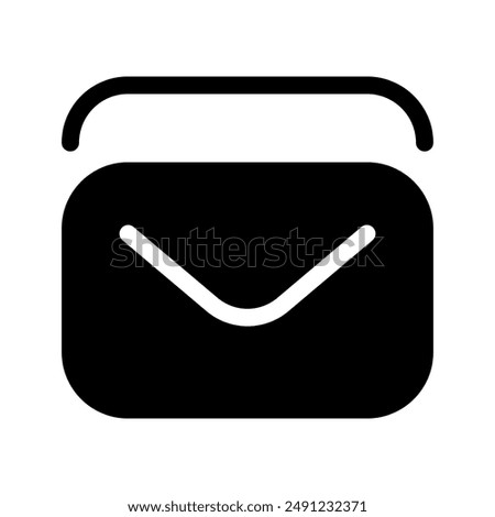 Double Mail Icon Vector Symbol Design Illustration