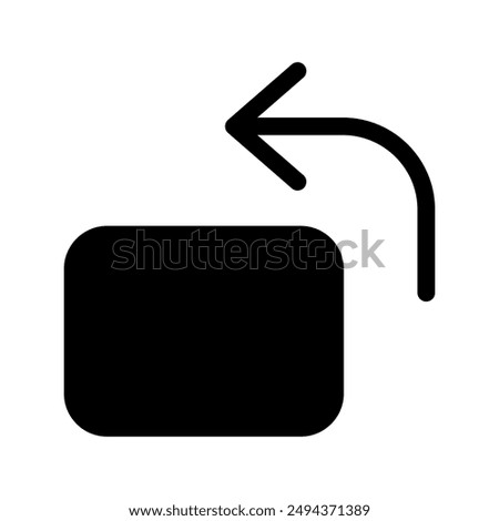 Flip Screen Icon Vector Symbol Design Illustration