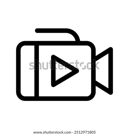 Cam Icon Vector Symbol Design Illustration