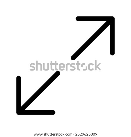 Resize Icon Vector Symbol Design Illustration