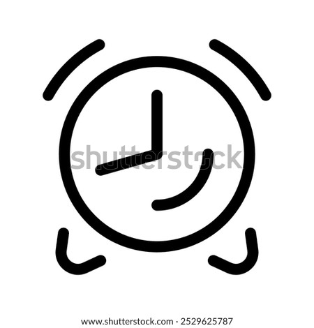 Alarm Icon Vector Symbol Design Illustration