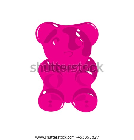 Gummy bear pink