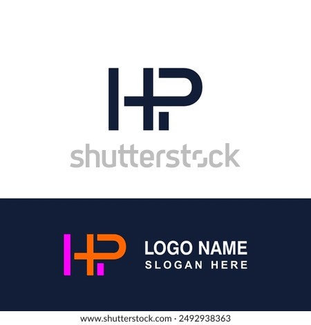 Professional HP logo vector combination for your business.