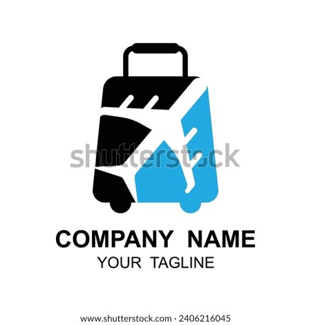 Travel Logo vector icon illustration design. logo suitable for business, airline ticket agents and holidays