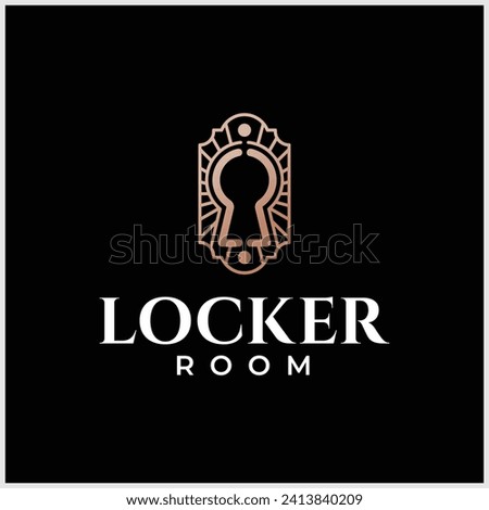 changing room logo design with a modern concept