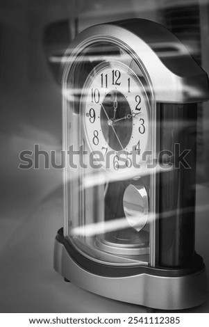 Similar – Image, Stock Photo View through window without glass in old wall