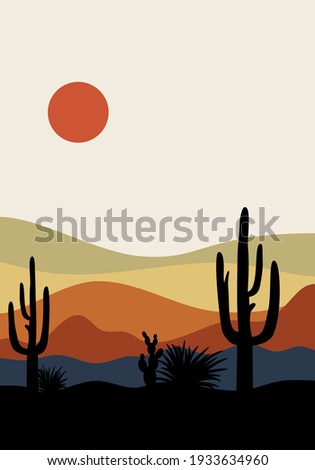 Similar – Image, Stock Photo Cactus texture background. Cactus in the desert. cactus with sun rays.