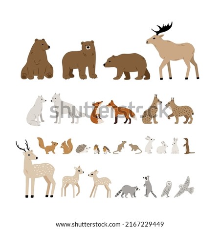 Woodland Animals Clipart | Free download on ClipArtMag