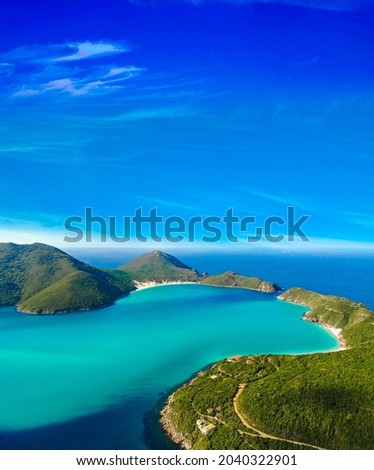 Similar – Image, Stock Photo Blue South America sky with clouds on the chilean coast