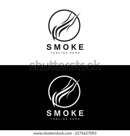 Steam Steam Logo Vector Hot Evaporating Aroma. Smell Line Illustration, Cooking Steam Icon, Steam Train, Baking, Smoking