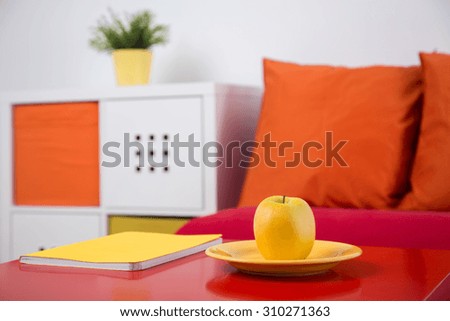 Picture of colorful recreation area in new style kid room