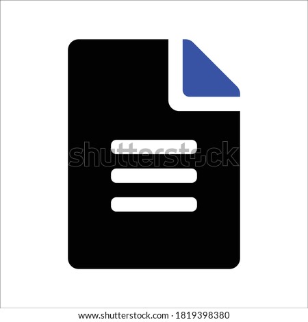 file alt Document Vector icon