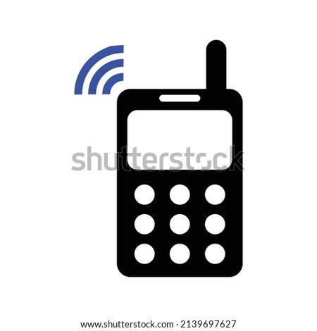Cellphone icon .Phone and mobile phone symbol collection. Simple flat vector illustration for your web site design, logo, app, UI.
