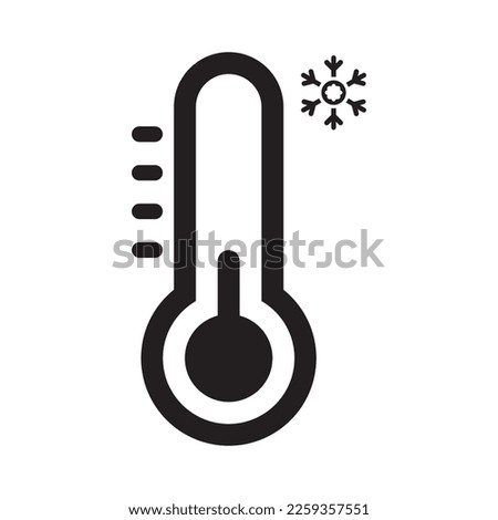 Cold Weather Icon in Dualtone Style