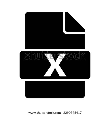 Excel File Format Icon, Vector Graphics