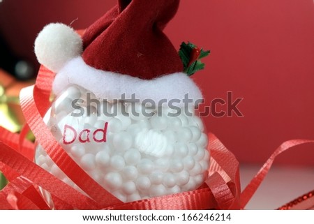 Santa Hat Christmas Ornament for Dad