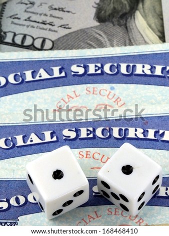 Gambling on social security benefits and retirement income