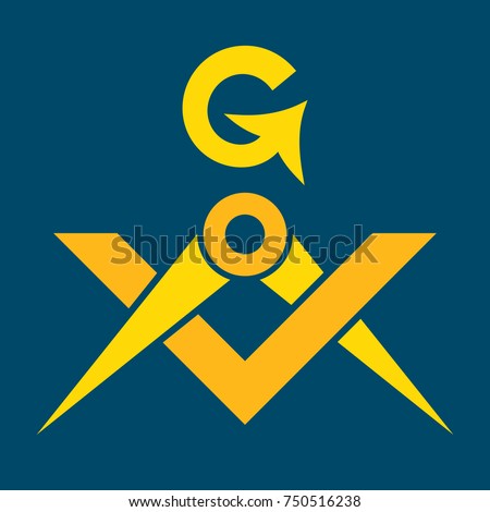 Masonic Square and Compasses 
(The Sacral Emblem of Medieval fraternity and Secret society). 
Used in Mystical Rituals of Freemasonry and Illuminati.