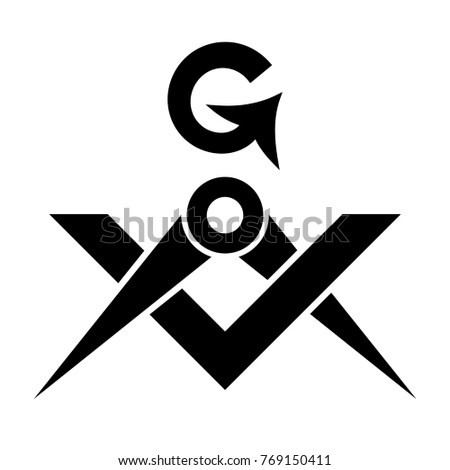 The Masonic Square and Compasses 
(The Sacral Emblem of Medieval fraternity and Secret society). 
Used in Mystical Rituals of Freemasonry and Illuminati.