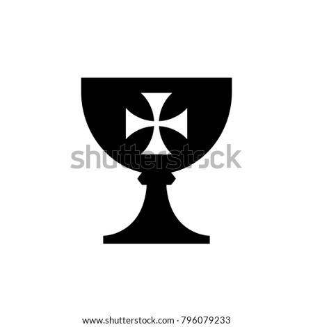 the Holy Grail (cup) — medieval mystical symbol, the source of life and immortality, abundance and fertility, 