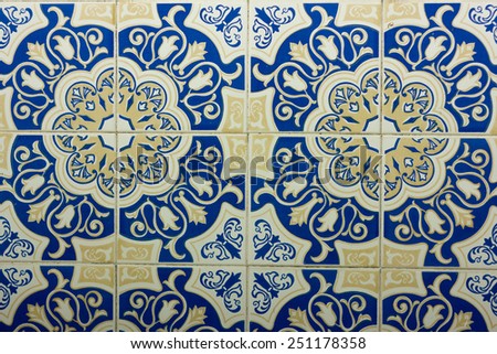 Traditional portuguese tile
