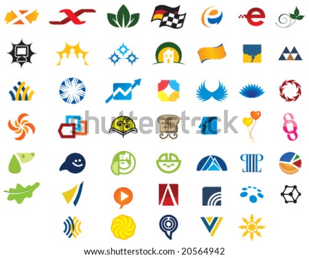 A Set Of Icon Logos Stock Vector 20564942 : Shutterstock