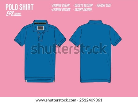 polo shirt drawing vector mockup illustration design fashion