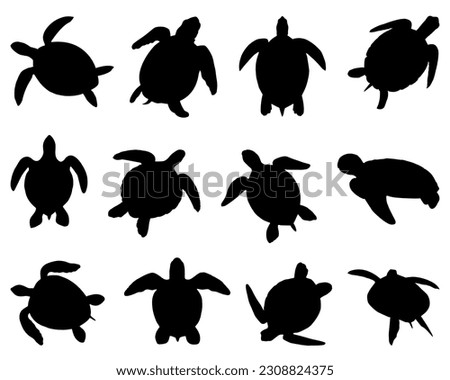 Turtle Silhouette Clipart | Free download on ClipArtMag