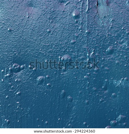 Teal painted iron surface. Background. Texture