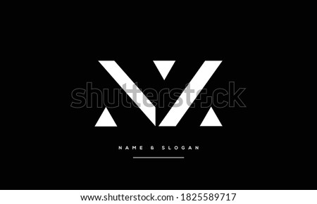 NZ ,ZN ,N,Z abstract Letters Logo Monogram Stock fotó © 
