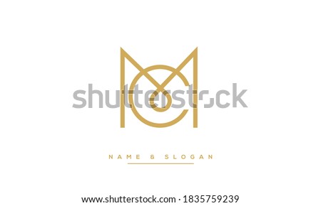 MC ,CM ,M ,C  Abstract Letters Logo Monogram Zdjęcia stock © 