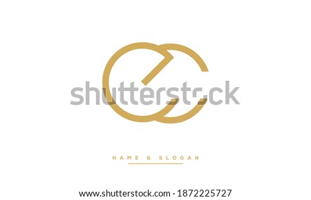 EC ,E ,C Abstract monogram Letters Logo