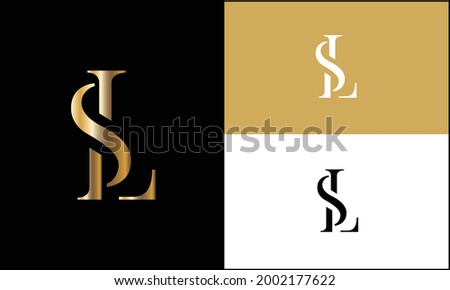 SL ,LS Abstract Letters Logo Monogram