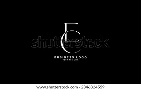 CE, EC, Abstract Letters Logo Monogram