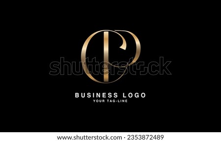CP, PC, Abstract Letters Logo Monogram