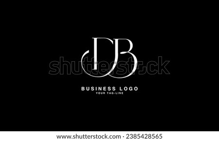 DB, BD, Abstract Letters Logo Monogram