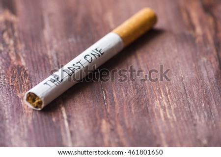 Similar – Image, Stock Photo The last cigar in the skeleton