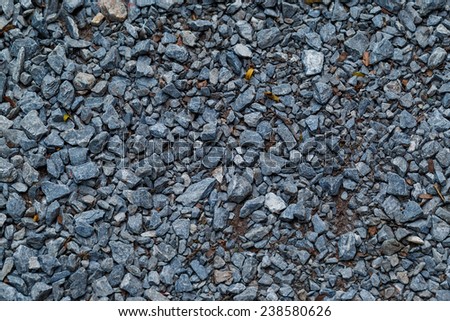 Gravel road, Road construction background