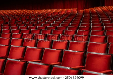 Similar – Image, Stock Photo Red chair on a construction site