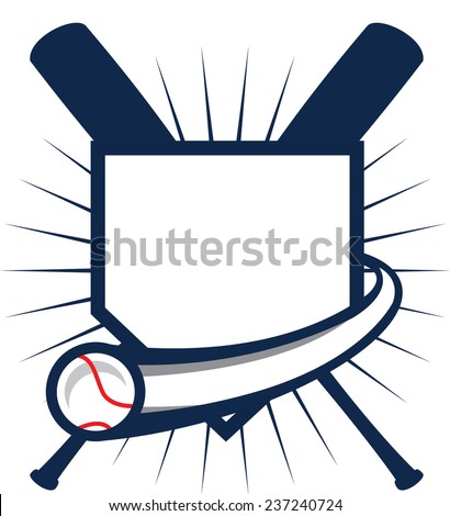 Vector illustration of baseball logo.