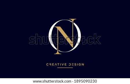 Alphabet Letters ON or NO Abstract Icon Logo	
 Foto stock © 