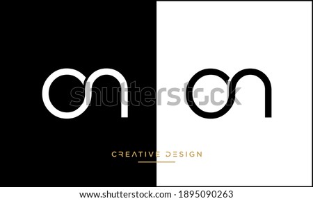 Alphabet Letters ON or NO Abstract Icon Logo	
 Foto stock © 
