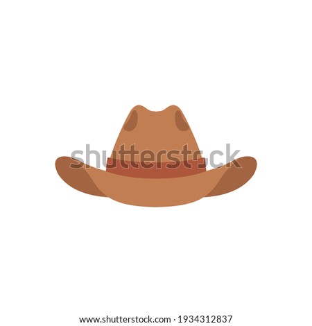 Texas hat. Vector illustration in flat style
