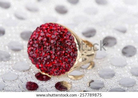 red signet ring