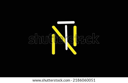 Alphabet letters Initials Monogram logo T 'N;N 'T T AND N Stok fotoğraf © 