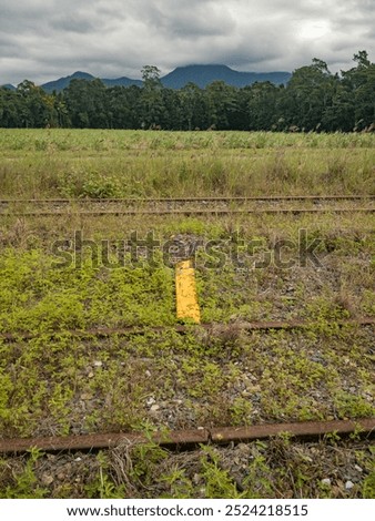 Similar – Image, Stock Photo Railway to the sugar loaf