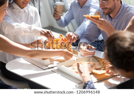 Similar – Image, Stock Photo take orders Piece of paper