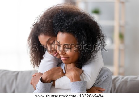 Similar – Image, Stock Photo snuggle Caresses Cuddling