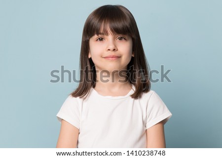 Similar – Image, Stock Photo Portrait of little girl