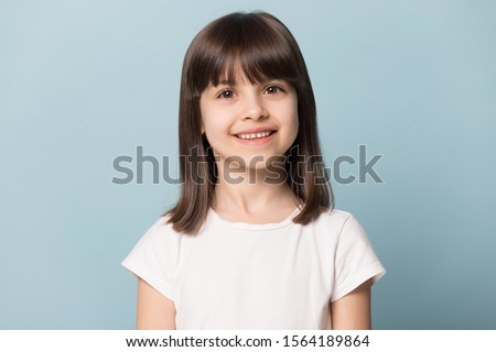 Similar – Image, Stock Photo Portrait of young girl hipster beautiful blonde teenager smiling and posing in marine port at windy summer day.